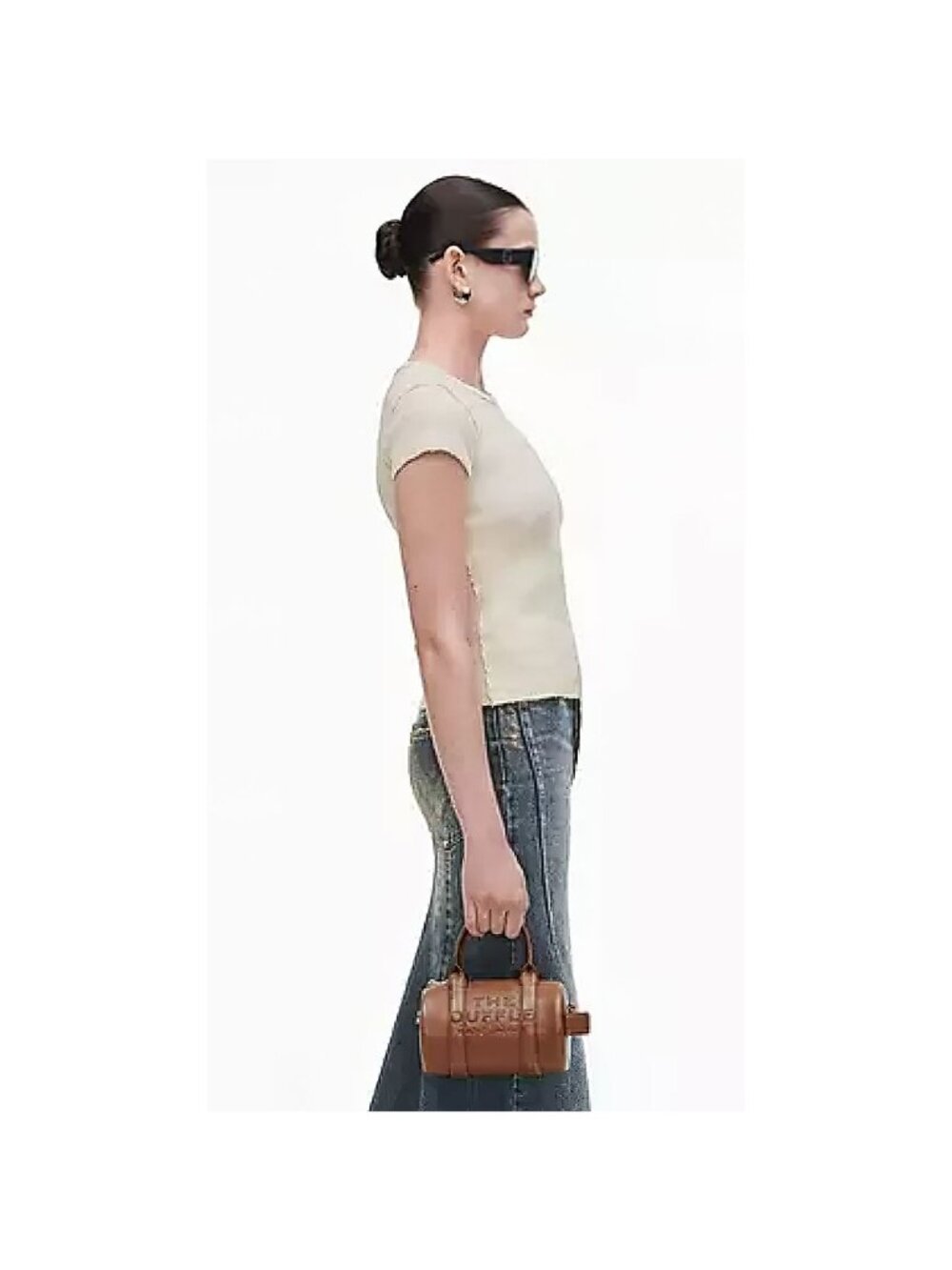 Marc Jacobs Women's The Mini Duffle Bag Argan Oil Brown OS - Picture 2 of 16